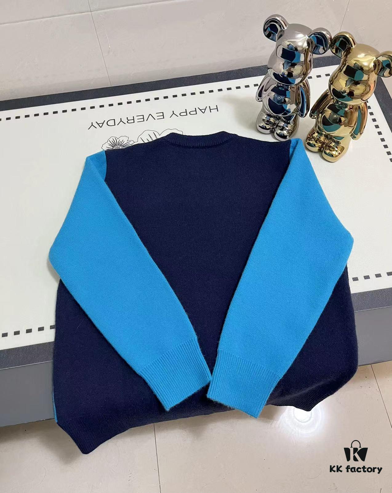 GUCCI x Artist Collaboration Face Print Crew Neck Long Sleeve Sweater