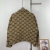 New Gucci GUCCI 24FW Double G Jacquard Lapel Long-Sleeve Shirt Jacket