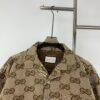 New Gucci GUCCI 24FW Double G Jacquard Lapel Long-Sleeve Shirt Jacket