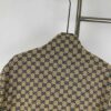 New GUCCI Classic Double G Jacquard Patchwork Zipper Jacket Unisex Trench Coat