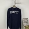 New Gucci Jacquard Knit V-Neck Cardigan Unisex College Style