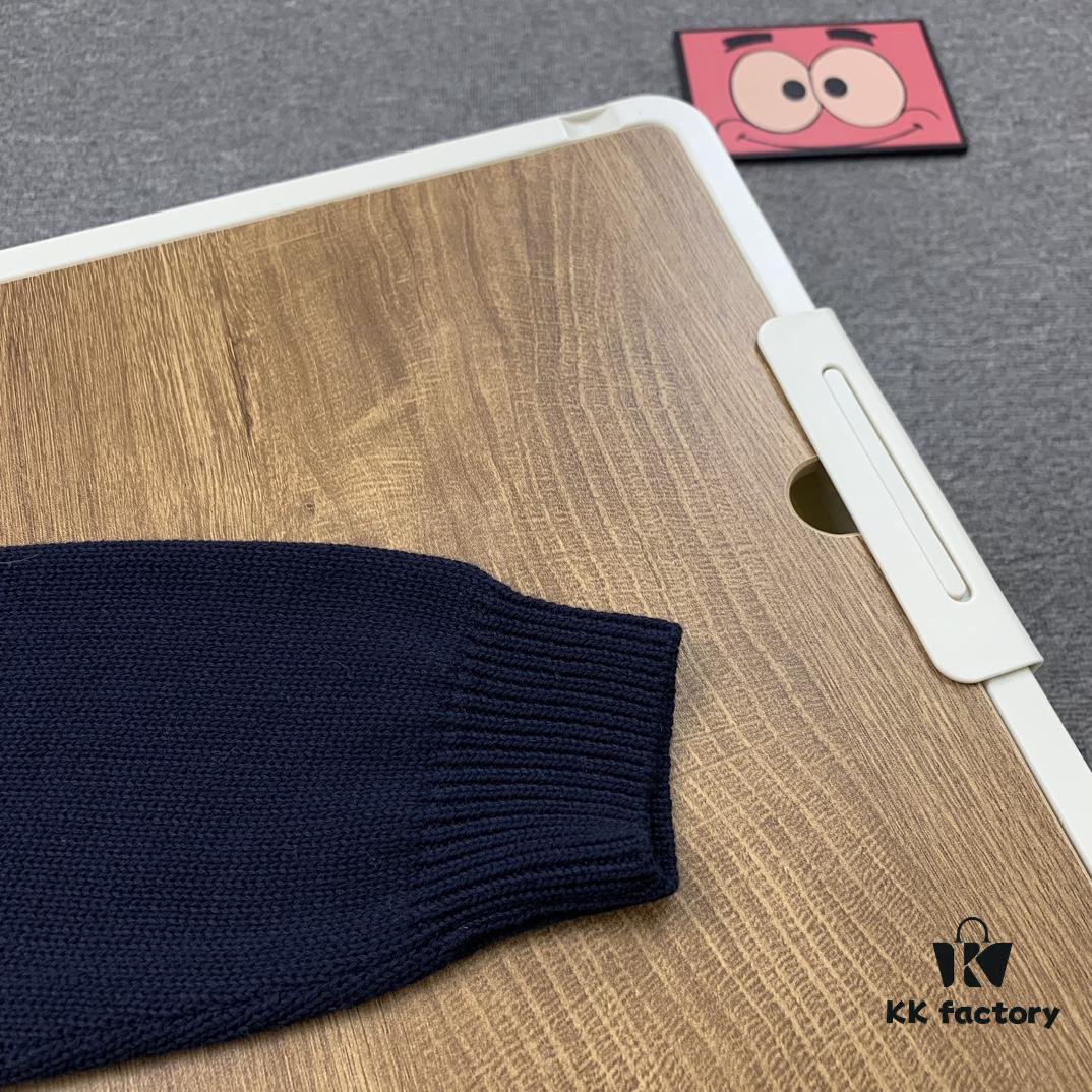 New Gucci Jacquard Knit V-Neck Cardigan Unisex College Style