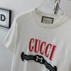New GUCCI Gucci Arrow Red Logo 2024 Spring and Summer Knitted Short-Sleeve Unisex Top