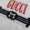 New GUCCI Gucci Arrow Red Logo 2024 Spring and Summer Knitted Short-Sleeve Unisex Top
