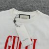 New GUCCI Gucci Arrow Red Logo 2024 Spring and Summer Knitted Short-Sleeve Unisex Top