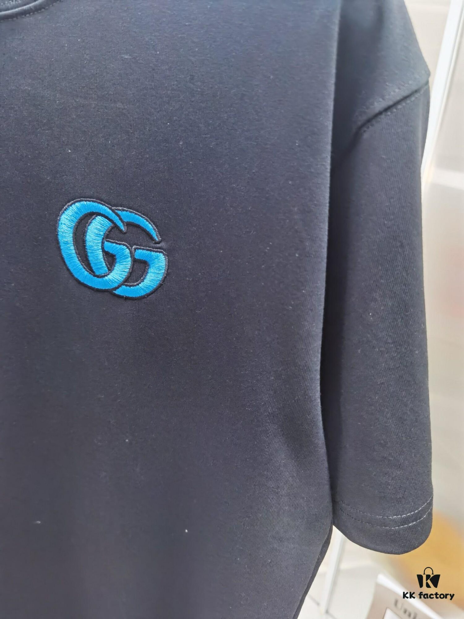 Gucci Embroidered Short Sleeve T-Shirt (Top Quality Version, Distinct from Standard Stock) - Unisex Design