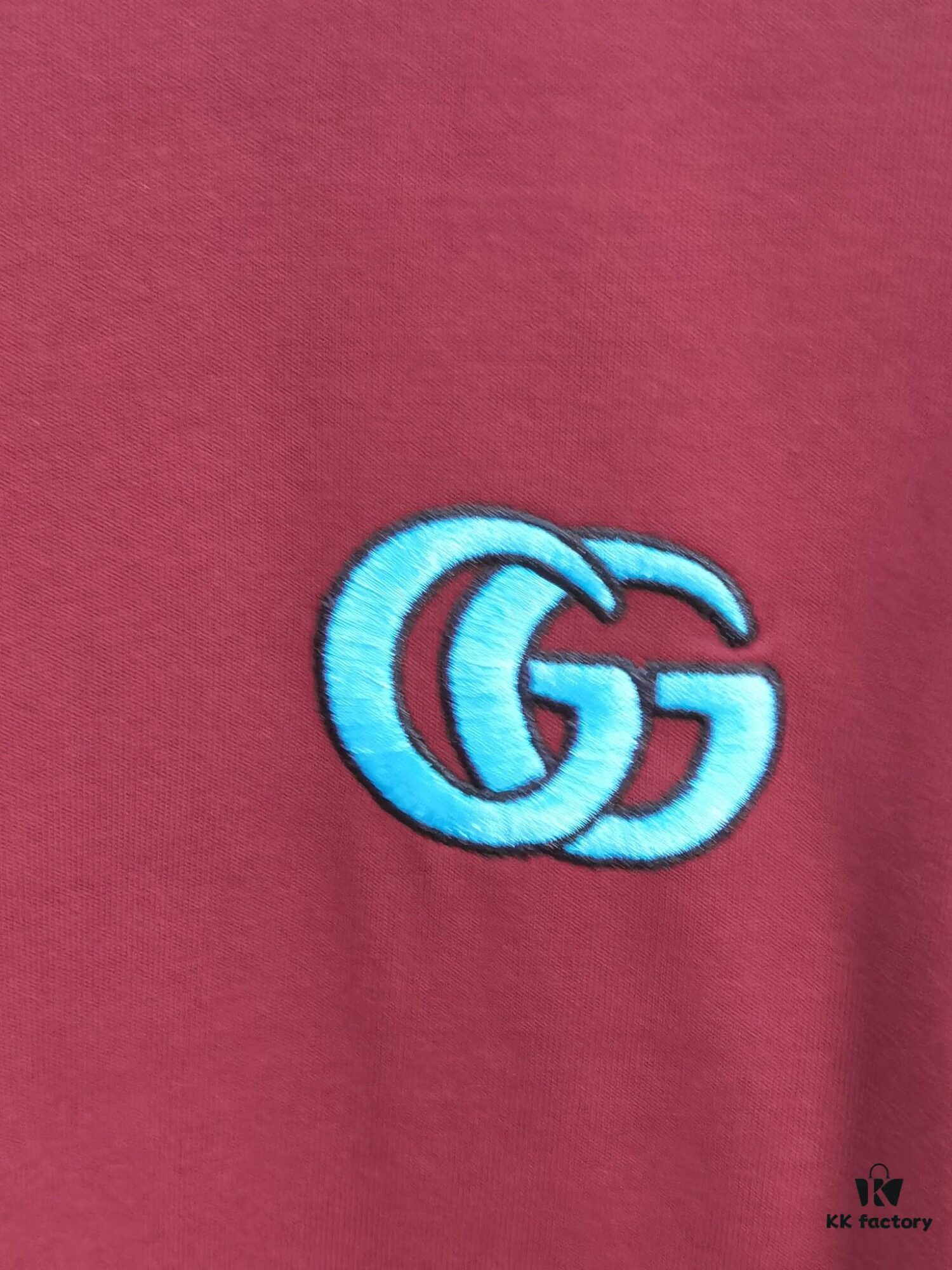 Gucci Embroidered Short Sleeve T-Shirt (Top Quality Version, Different from Standard Stock)