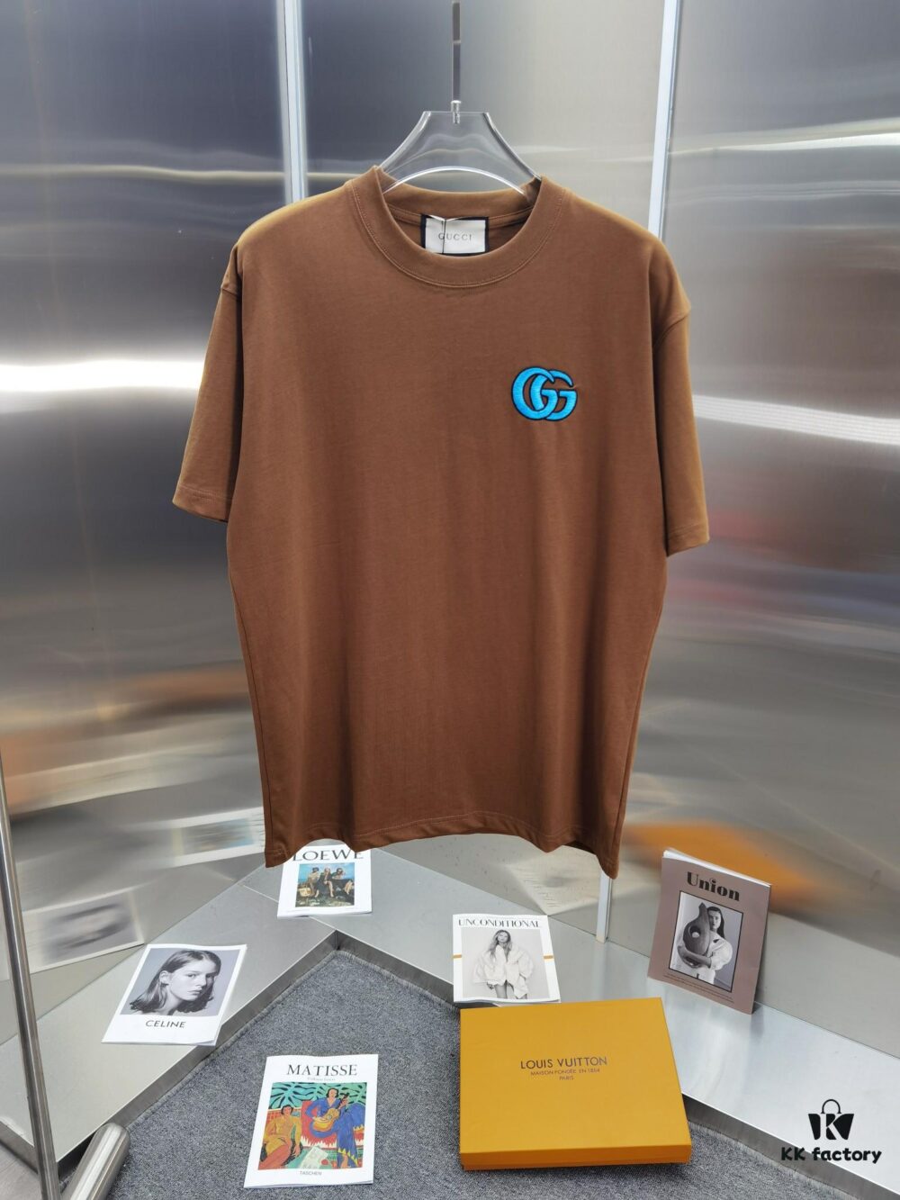 Gucci Embroidered Short Sleeve T-Shirt (Top Quality Version, Different from Standard Stock)