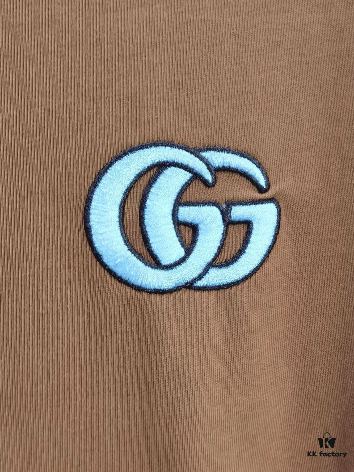 Gucci Embroidered Short Sleeve T-Shirt (Top Quality Version, Different from Standard Stock)