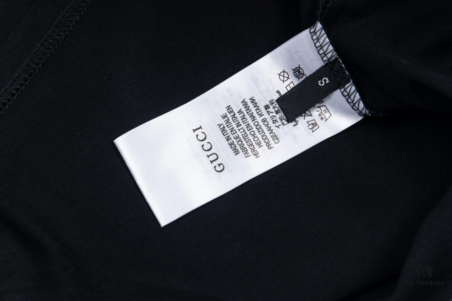 GUCCI New Classic Chest Letter Logo Embroidered Casual Round Neck Short Sleeve T-Shirt