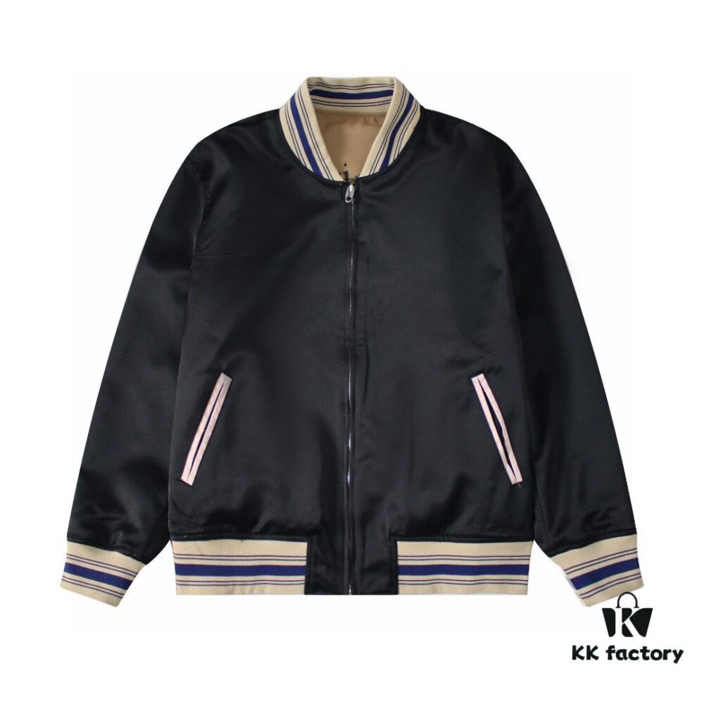 GUCCI Autumn New Unisex Reversible Baseball Jacket