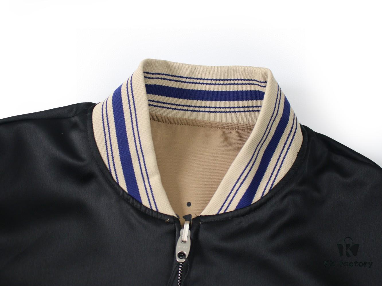 GUCCI Autumn New Unisex Reversible Baseball Jacket