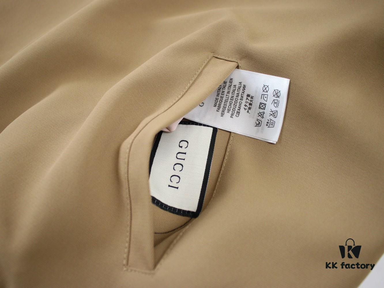 GUCCI Autumn New Unisex Reversible Baseball Jacket