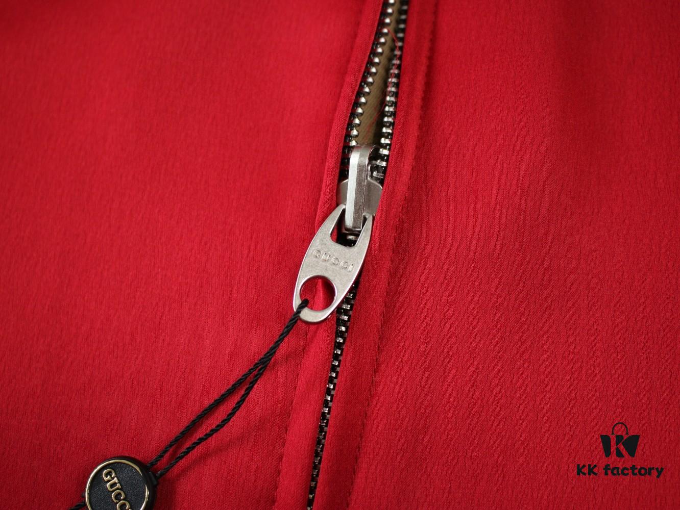 GUCCI Autumn New Unisex Reversible Bomber Jacket