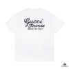 GUCCI 25SS New Arrival Minimalist Logo Print Crew Neck Short Sleeve T-Shirt Unisex