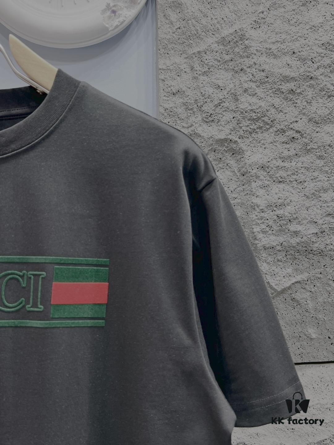 Gucci Web Flag Short-Sleeve T-Shirt