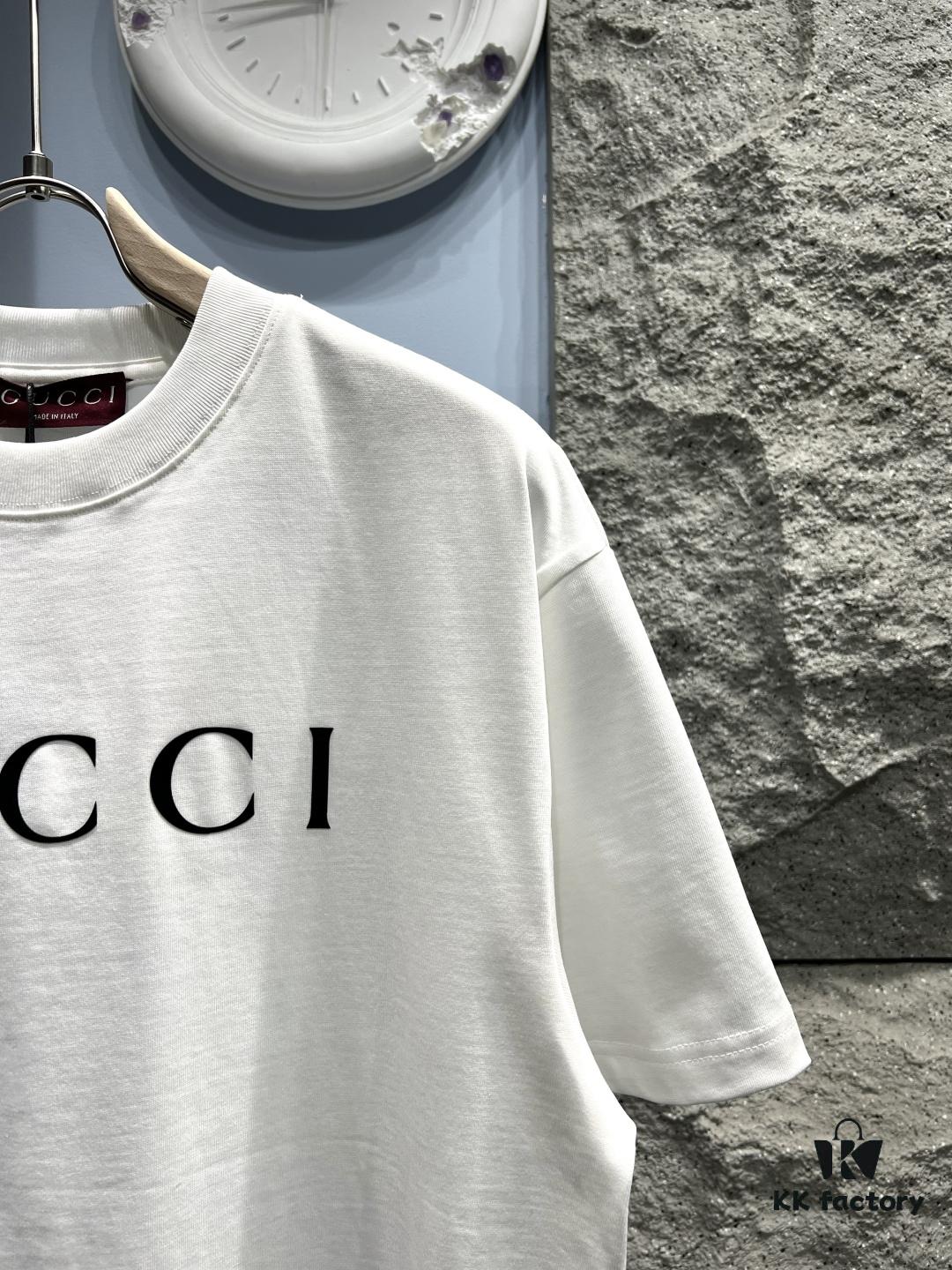 Gucci*Gucci Printed Logo Short Sleeve T-Shirt