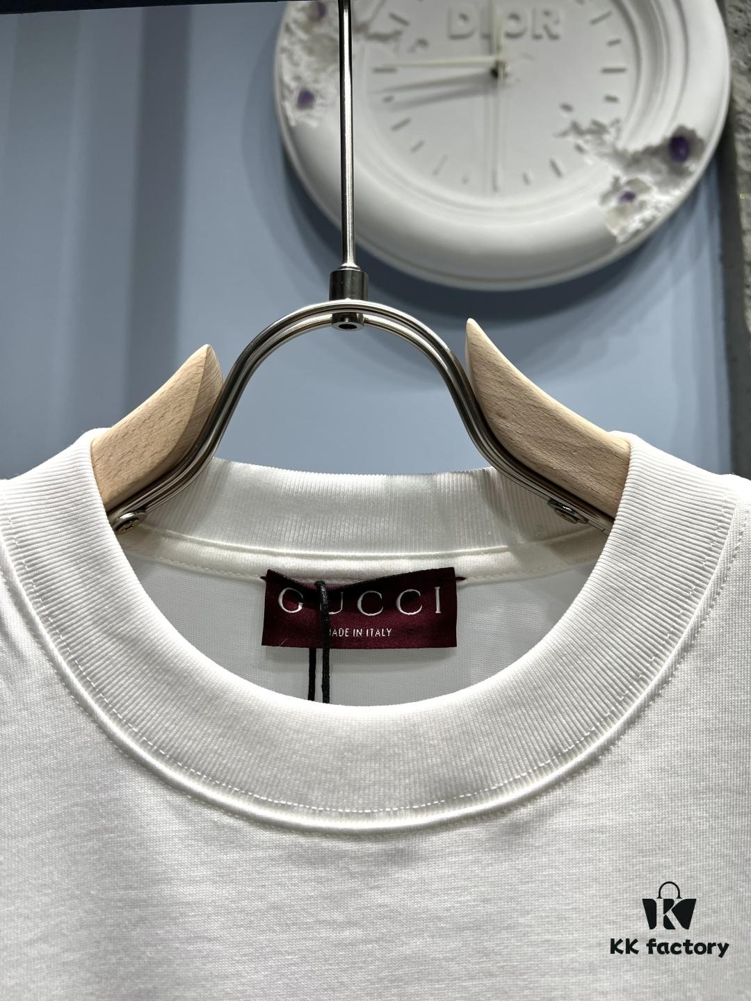 Gucci*Gucci Printed Logo Short Sleeve T-Shirt