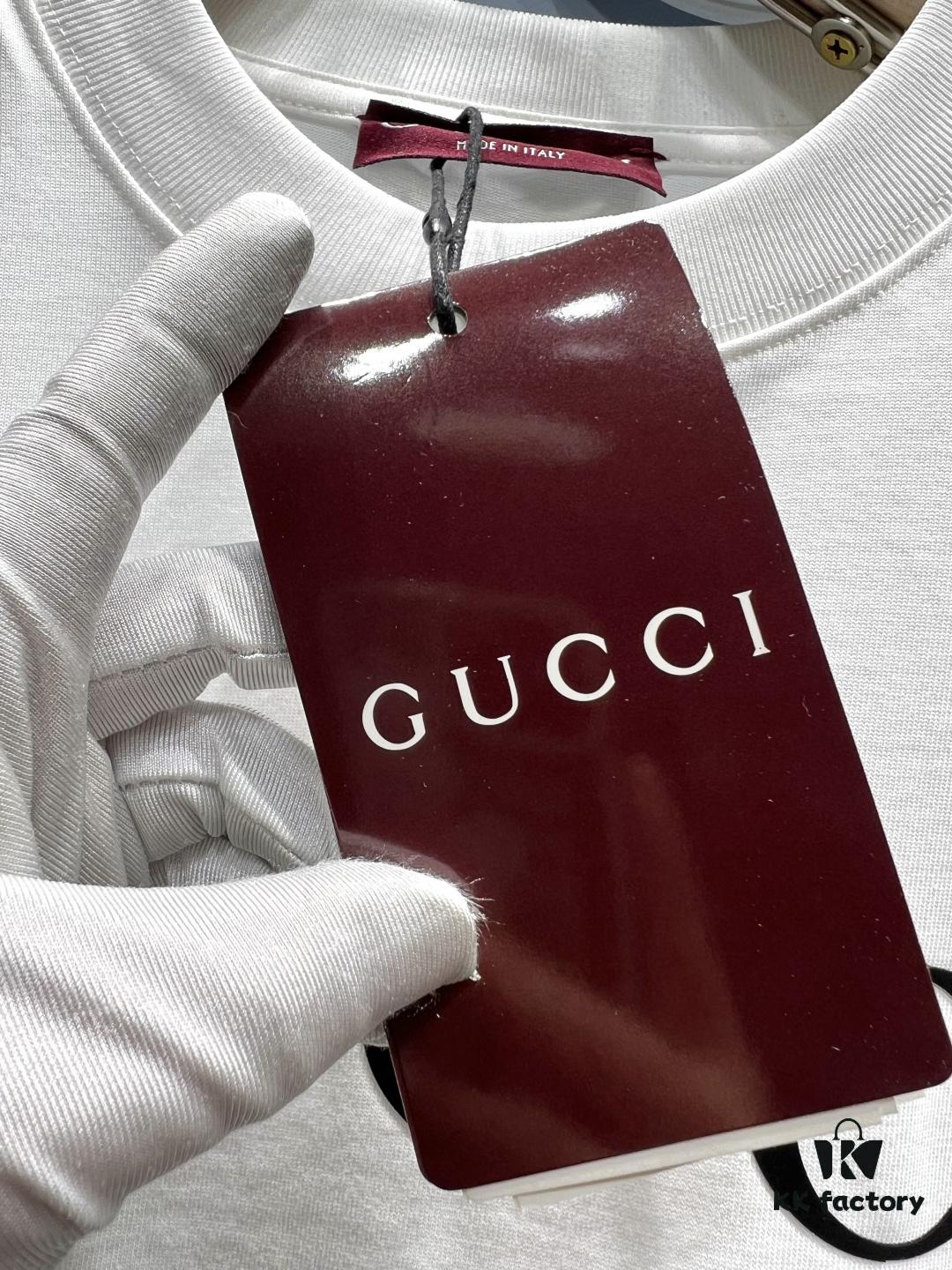 Gucci*Gucci Printed Logo Short Sleeve T-Shirt