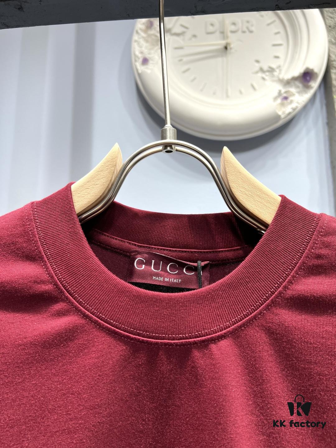 Gucci Printed Logo Short-Sleeve T-Shirt