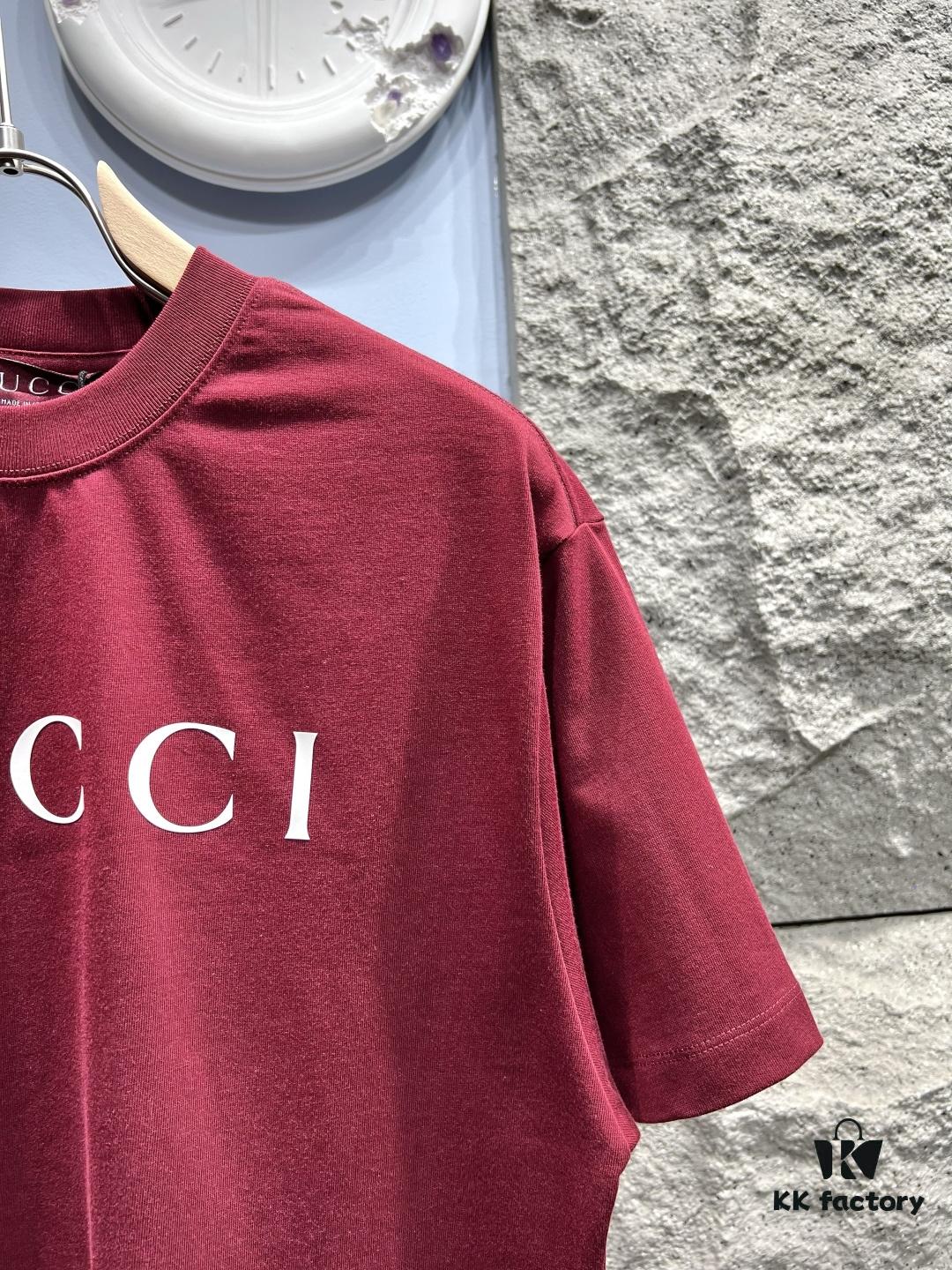 Gucci Printed Logo Short-Sleeve T-Shirt