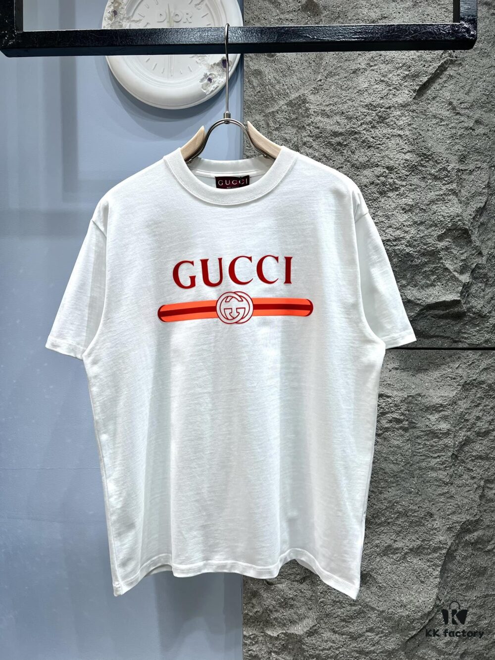 Gucci Letter Webbing Short Sleeve T-Shirt