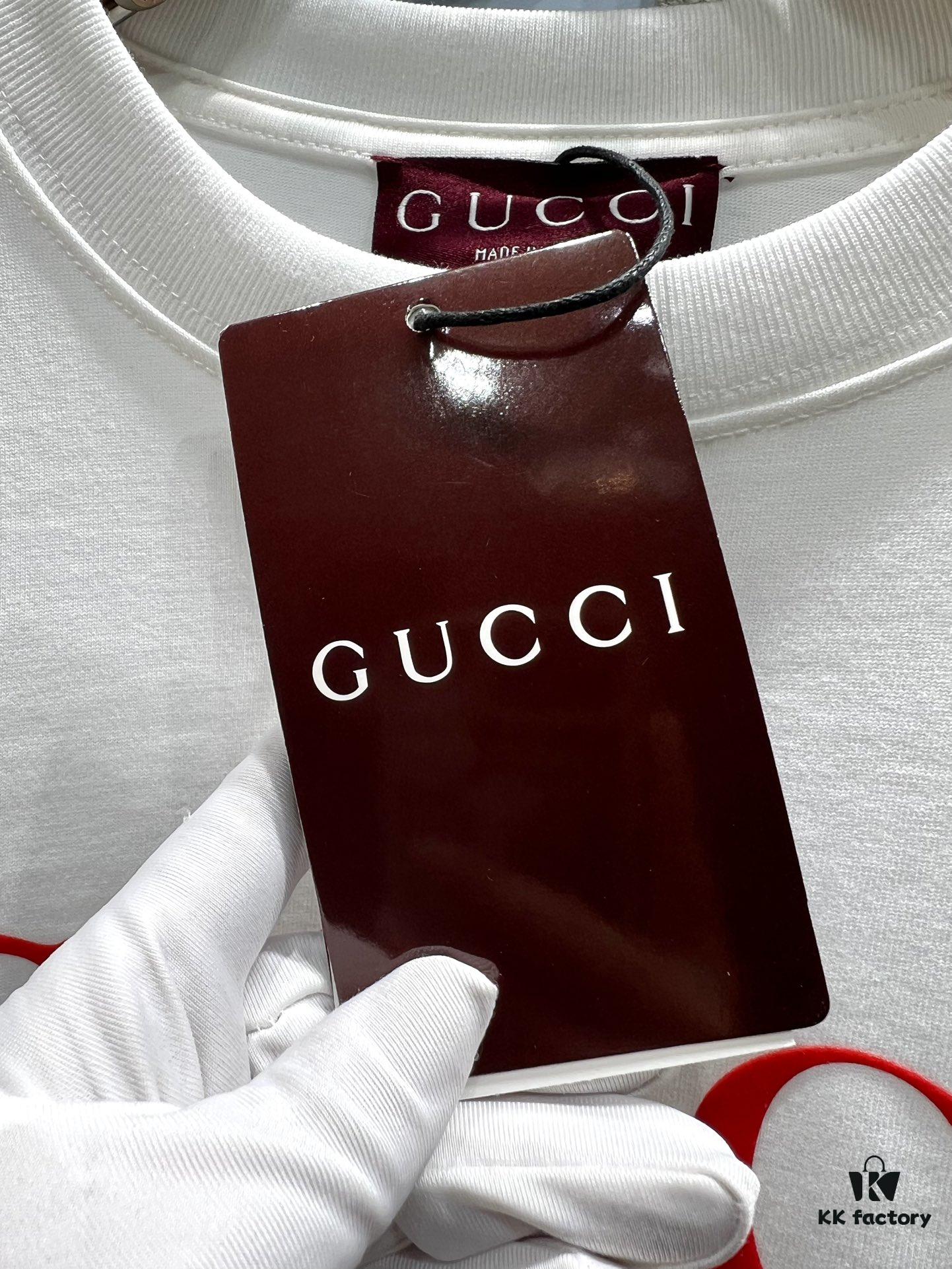 Gucci Letter Webbing Short Sleeve T-Shirt