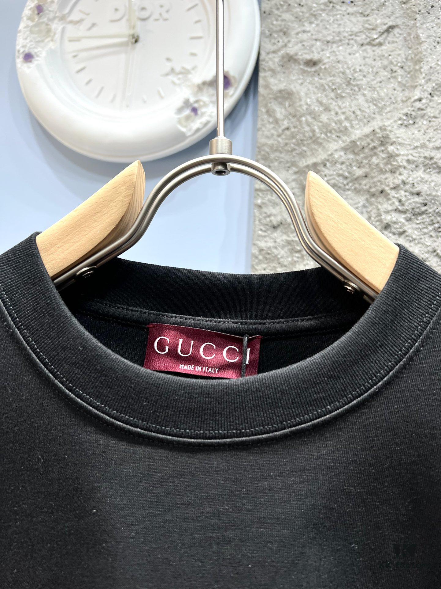 Gucci Web Letter Print Short Sleeve T-Shirt