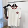 Gucci 2025 Latest Short-Sleeve T-Shirt, Stylish and Handsome with Exquisite Embroidered Logo on Chest, Simple and Versatile Design