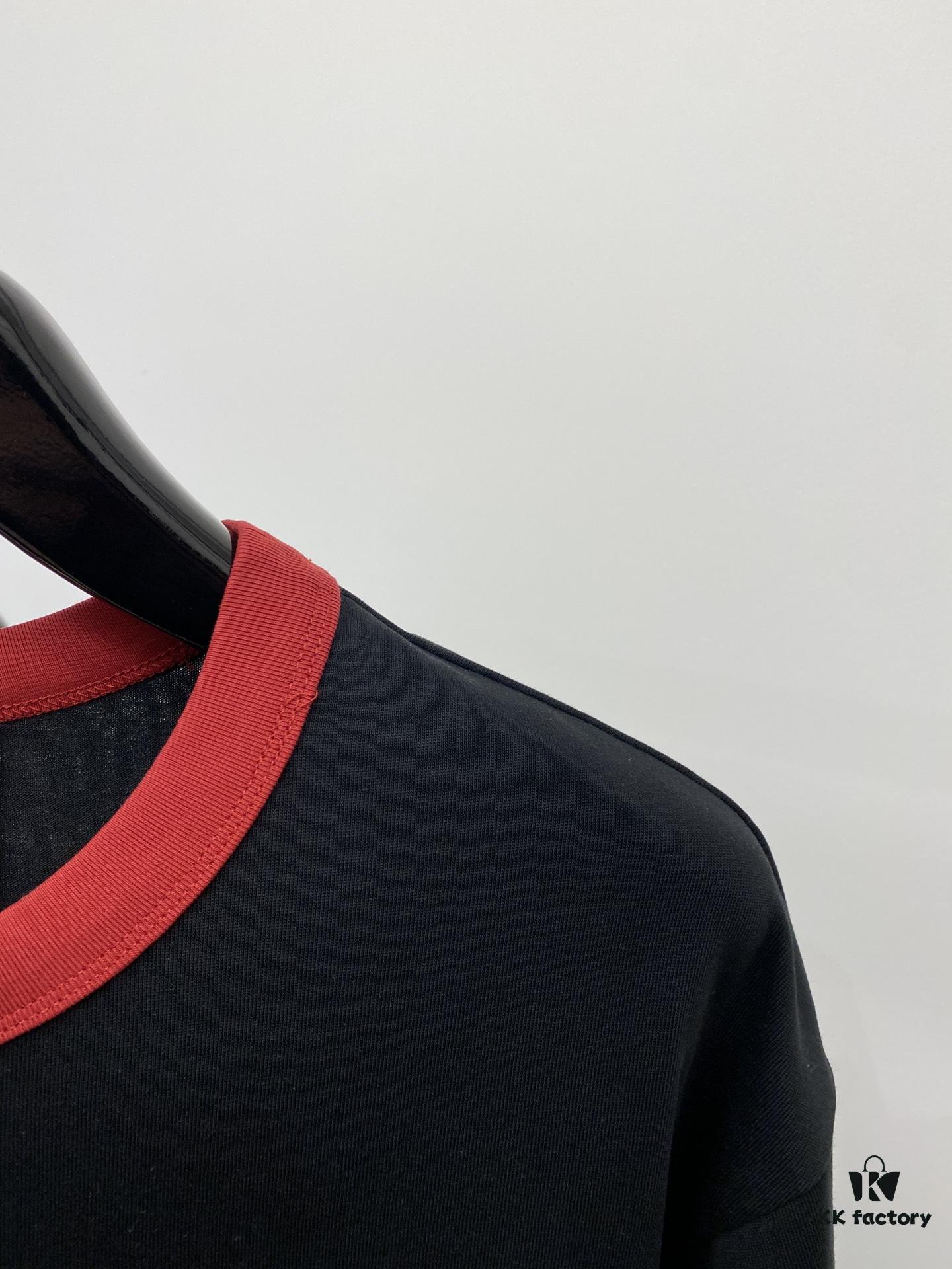 Gucci, 2025 Latest Short-Sleeve T-Shirt, Stylish and Handsome with Exquisite Embroidered Logo on Chest, Simple and Versatile Design