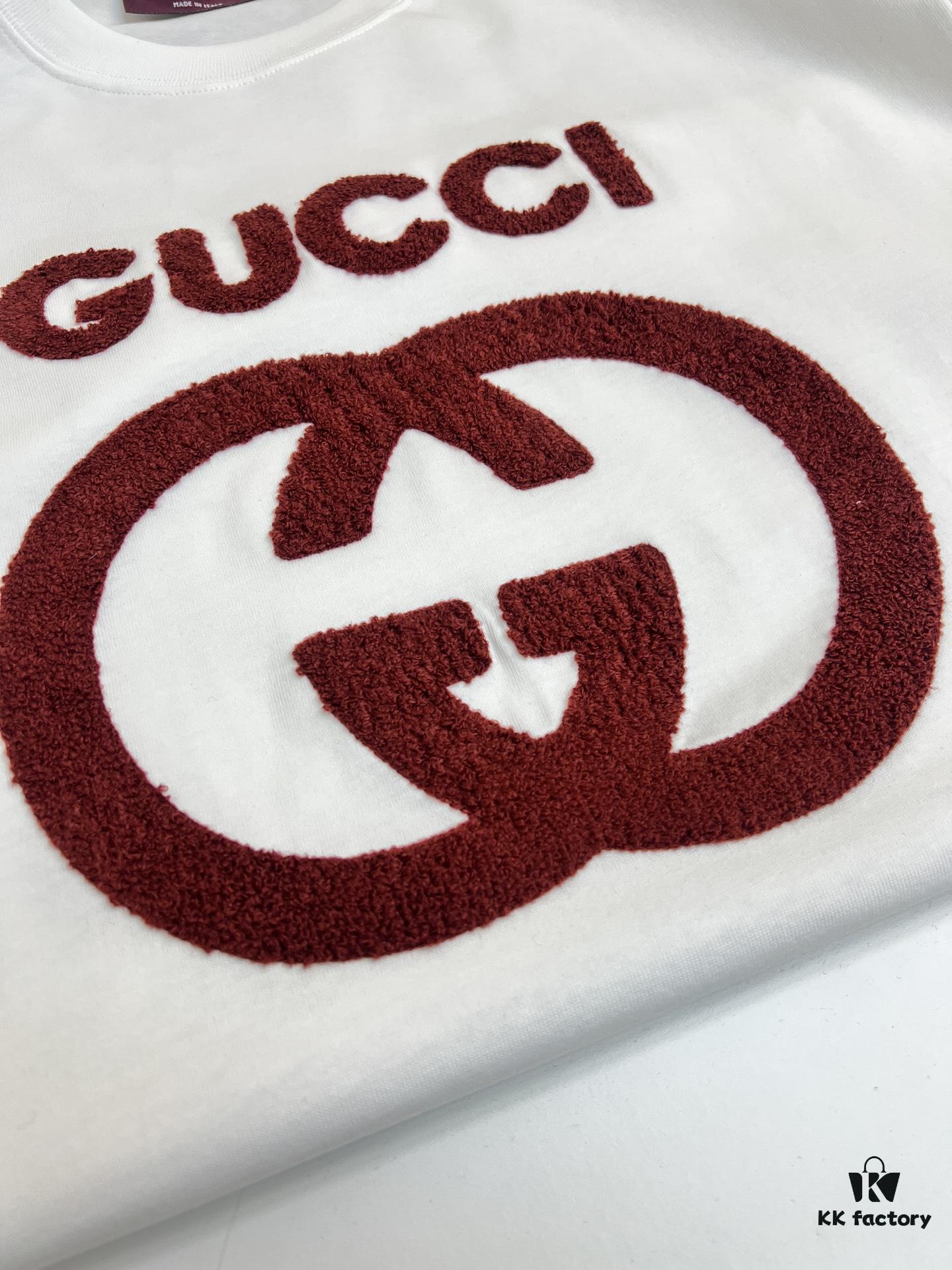 High-Quality GUCCI 25SS Classic Color T-Shirt New Arrival! Youthful and Vibrant Design! Featuring the Latest Teddy Bear Collection with Premium Printing Technology, Strong Three-Dimensional Color Gradient, Made from 280g Pure Cotton Fabric – Soft, Comfortable, Perfect Match with Jeans, Chinos, or Shorts for Spring and Summer
