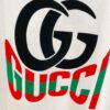 GU Double G Logo Printed Men's Oversized Short Sleeve T-Shirt