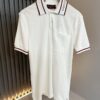 GUC*I GUJIA 2025 Spring/Summer New Short-Sleeve Polo Shirt, Exclusive Release via Trading Company Channel, Synchronized with Official Website Launch! G Brand Spring/Summer Collection Couples' Style Now Available with Knitted Logo on Collar