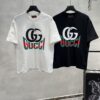 GUCCI Streetwear 25S New Round Neck T-Shirt, Unisex Design – Essential for Trendsetters! Featuring Custom Brand Graphic Heat Transfer on Chest, Classic Colorways with Stylish Appeal, Youthful and Vibrant Overall Look. Crafted from 260g High-Quality Cotton for Exceptional Comfort and Soft, Premium Touch. Complete with Triple Labels. Colors: Black, White. European Size: S–XL (Recommended Size M for Height 175cm / Weight 70kg)