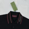 GUCCI 2025 SS Piqué Cotton Short-Sleeve Polo Shirt with Embroidered Logo, Contrasting Jacquard Rib Collar and Custom Laser Mother-of-Pearl Buttons