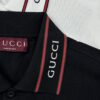 GUCCI 2025 SS Piqué Cotton Short-Sleeve Polo Shirt with Embroidered Logo, Contrasting Jacquard Rib Collar and Custom Laser Mother-of-Pearl Buttons