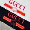 Gucci Unisex Ancora Red Logo Round Neck T-Shirt