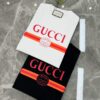 Gucci Unisex Ancora Red Logo Round Neck T-Shirt