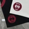 GUCC*25s New Arrival Streetwear T-Shirt, Unisex Design, This Season's Must-Have Style in Gucci's Trend Color – Burgundy Accents on Collar and Cuffs Matching Logo, 3D Embroidered Chest Logo with Unique Visual Impact, Premium 260g Pure Cotton Fabric for Soft, Comfortable, and Structured Fit, Full Branding Details Included. Colors: Black, White. European Size: S–XL (Recommended Size M for Height 175cm / Weight 72.5kg)
