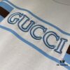 Gucc 225 Spring/Summer New Arrival Letter Print Short Sleeve T-Shirt with Dual Process of Printing and Embroidery