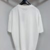 GUCC 25 3D Logo Print Short Sleeve T-Shirt in White Knit Cotton