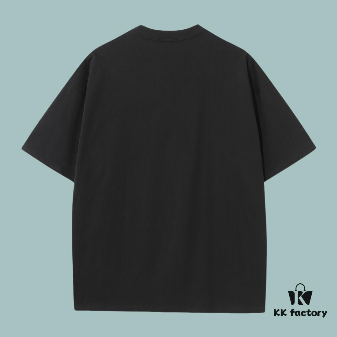 GUCCI 2025 Fall Spring/Summer Collection Duck with Umbrella Short Sleeve T-Shirt Premium Quality, Custom-Woven 270G 32-Thread Double-Yarn Pure Cotton Fabric, Loose Fit Unisex Design