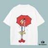 GUCCI 2025 Fall Spring-Summer Collection Duck with Umbrella Short Sleeve T-Shirt Premium Quality Specialty Woven 270G 32-Count Double-Yarn Pure Cotton Fabric Relaxed Fit Unisex