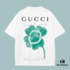 GUCCI 2025 Fall Spring/Summer Collection Clover Short-Sleeve T-Shirt Premium Quality