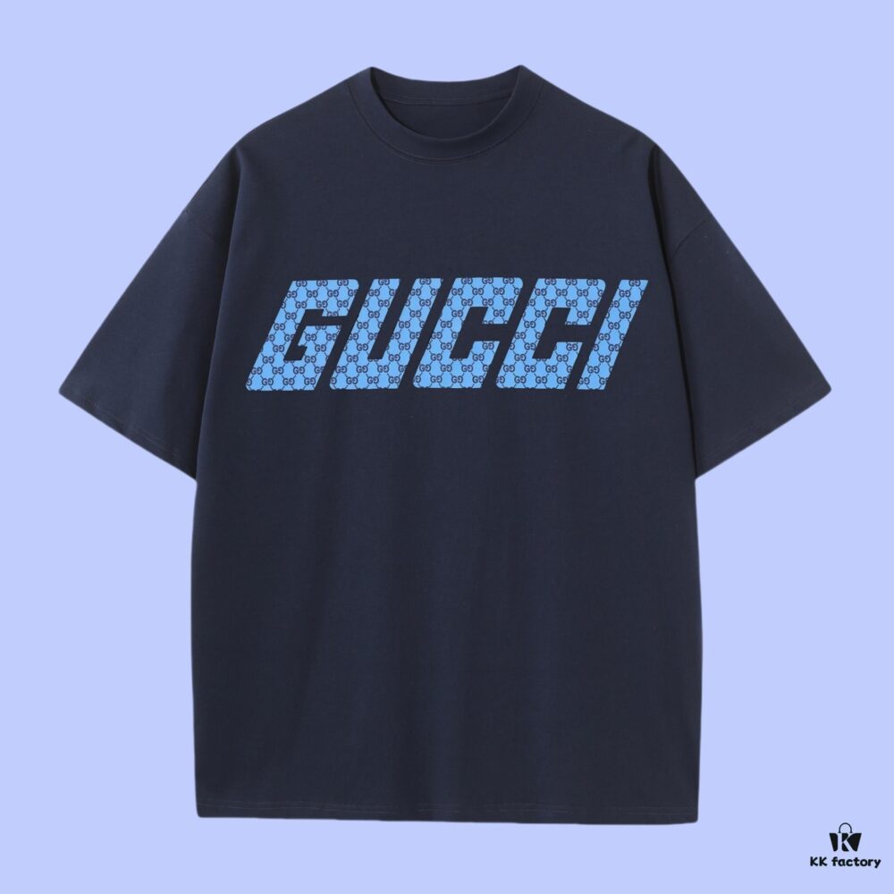 GUCCI 2025 Fall Spring/Summer Collection Snake Pattern Logo Short-Sleeve T-Shirt Premium Quality