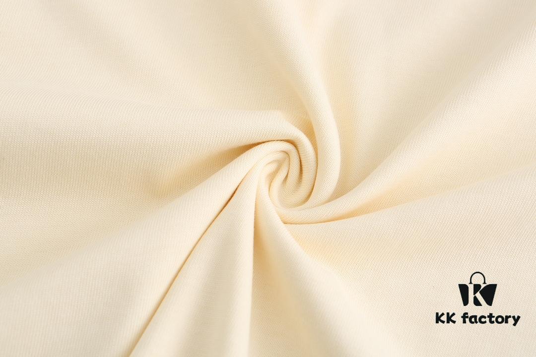 GUCCI 2025 Fall Spring-Summer Collection Logo Short Sleeve T-Shirt Premium Quality, Custom Woven 270G 32-Count Double-Yarn Pure Cotton Fabric, Relaxed Fit Unisex Design