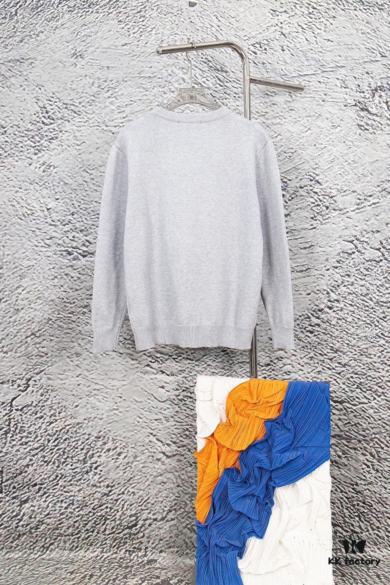 24FW SS24 Autumn Bestseller GUCCI Round Neck Jacquard Wool Sweater, High-Density Wool Blend, Unisex Design, Premium Quality, Perfect Fit Replica with Full Original Details