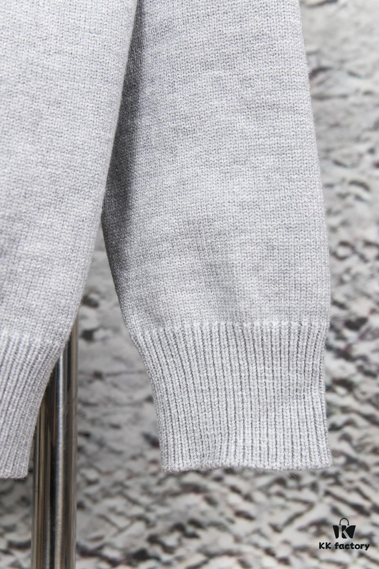 24FW SS24 Autumn Bestseller GUCCI Round Neck Jacquard Wool Sweater, High-Density Wool Blend, Unisex Design, Premium Quality, Perfect Fit Replica with Full Original Details