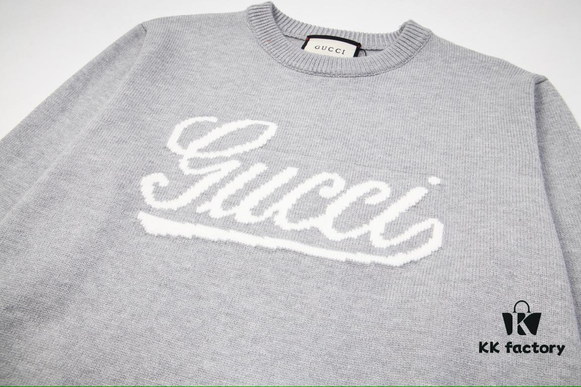 24FW SS24 Bestselling GUCCI Crew Neck Jacquard Knitwear - High-Density Wool Blend, Smooth and Soft Fabric, Unisex Design, Premium Quality, Perfect Fit