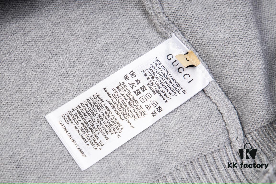 24FW SS24 Bestselling GUCCI Crew Neck Jacquard Knitwear - High-Density Wool Blend, Smooth and Soft Fabric, Unisex Design, Premium Quality, Perfect Fit